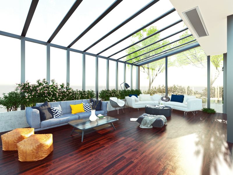Contemporary Sunroom Interior
